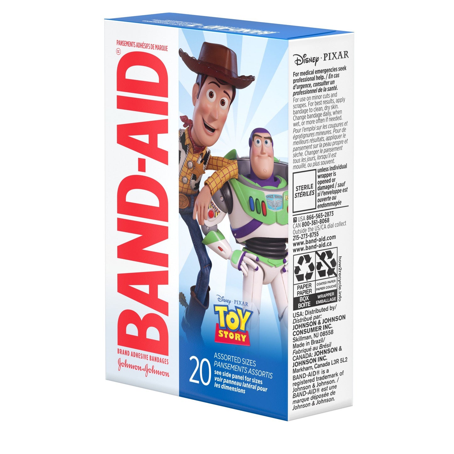 Band-Aid Band-Aid Disney/Pixar Toy Story 4 Bandages - Assorted Sizes
