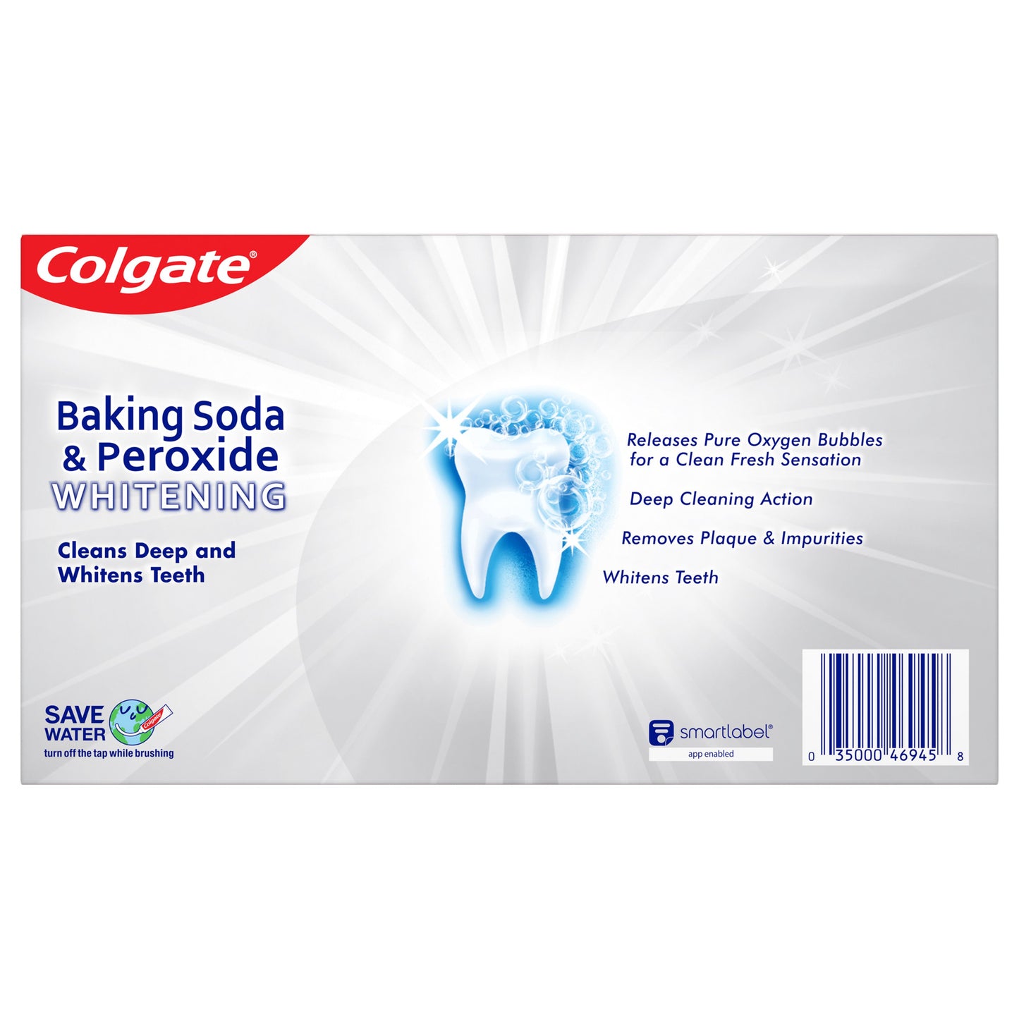 Colgate Baking Soda & Peroxide Anticavity Toothpaste 3 pk - Brisk Mint