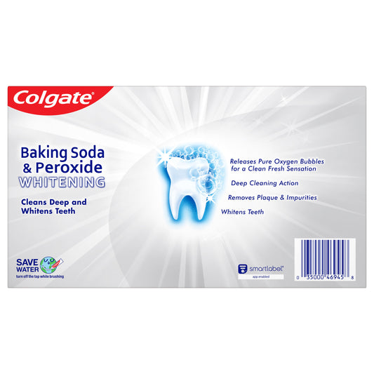 Colgate Baking Soda & Peroxide Anticavity Toothpaste 3 pk - Brisk Mint