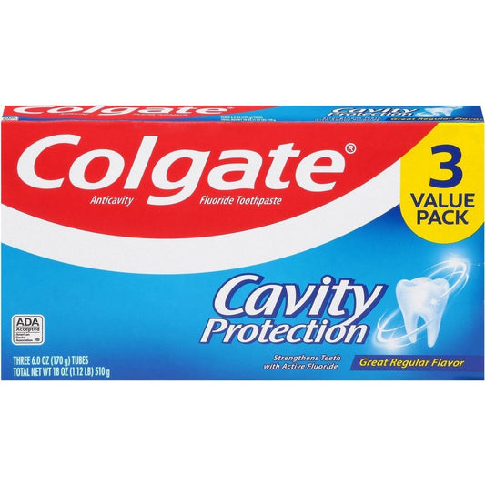 Colgate Cavity Protection Anticavity Toothpaste 3 pk