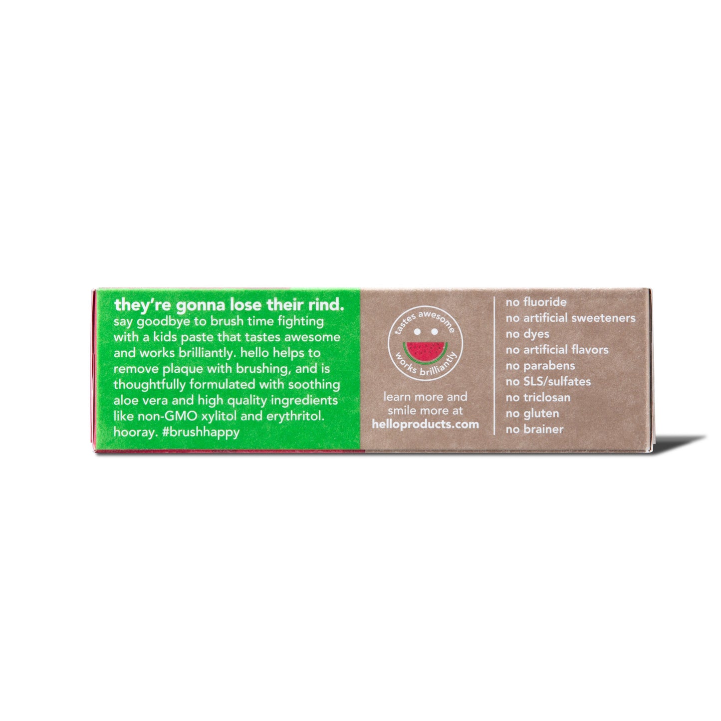 hello Kids Fluoride Free Toothpaste - Fresh Watermelon