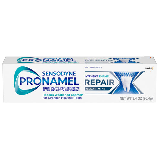 Sensodyne Pronamel Intensive Enamel Repair Toothpaste for Sensitive Teeth, Clean Mint