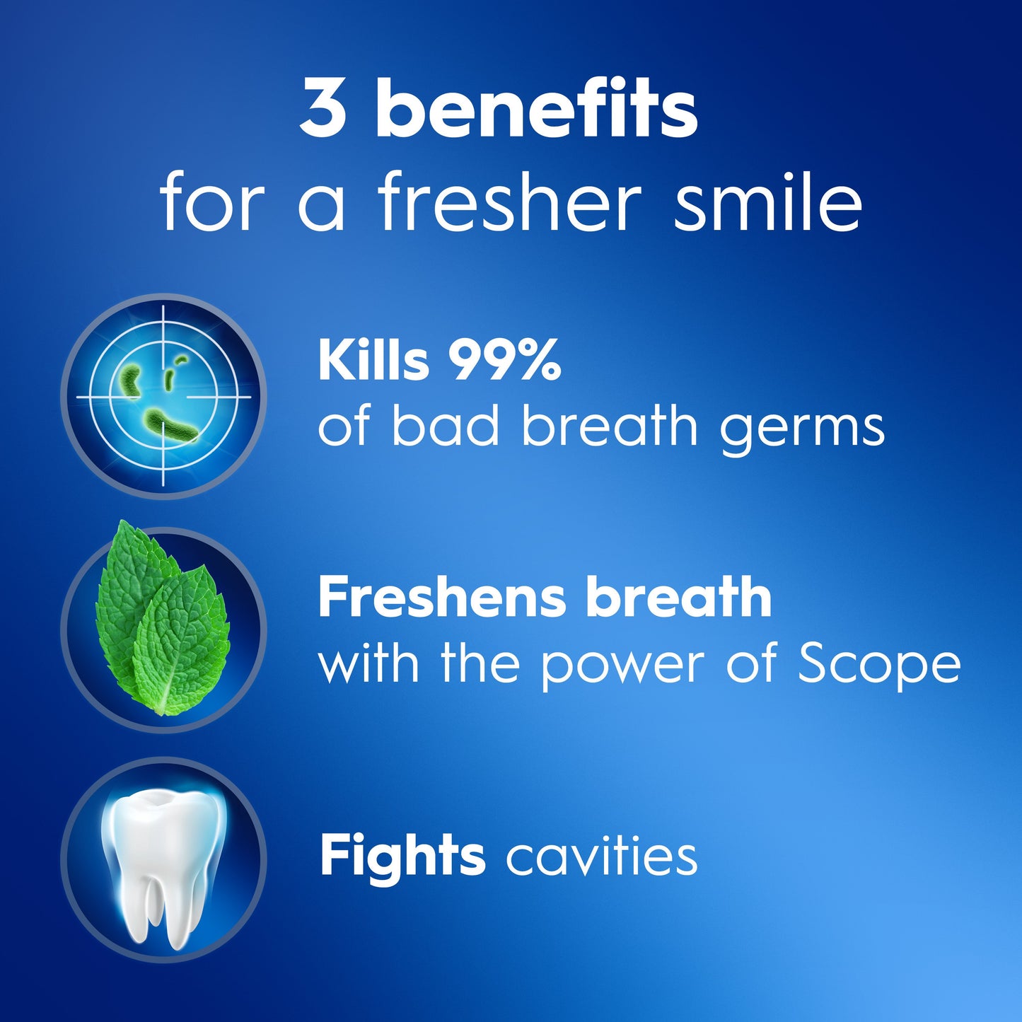 Crest Complete + Scope Outlast Whitening Toothpaste - Long Lasting Mint, 3 Pk