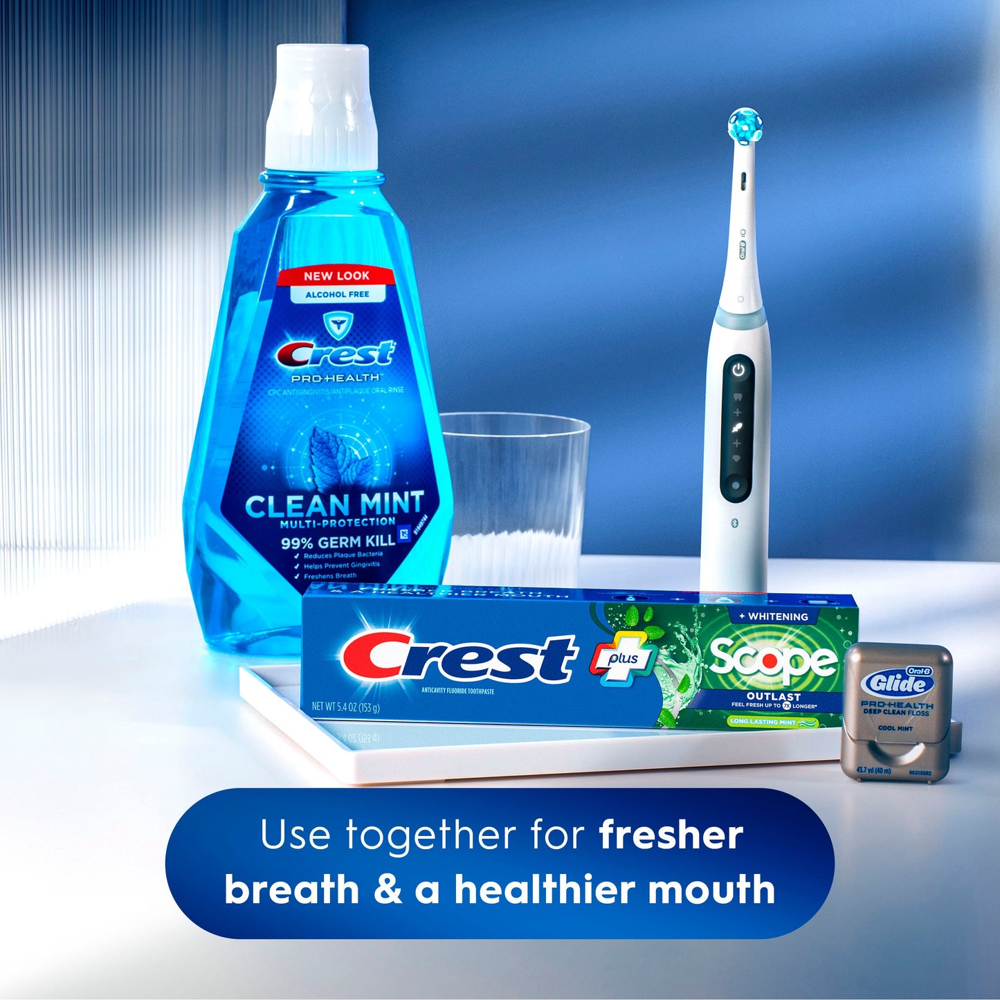 Crest Complete + Scope Outlast Whitening Toothpaste - Long Lasting Mint, 3 Pk