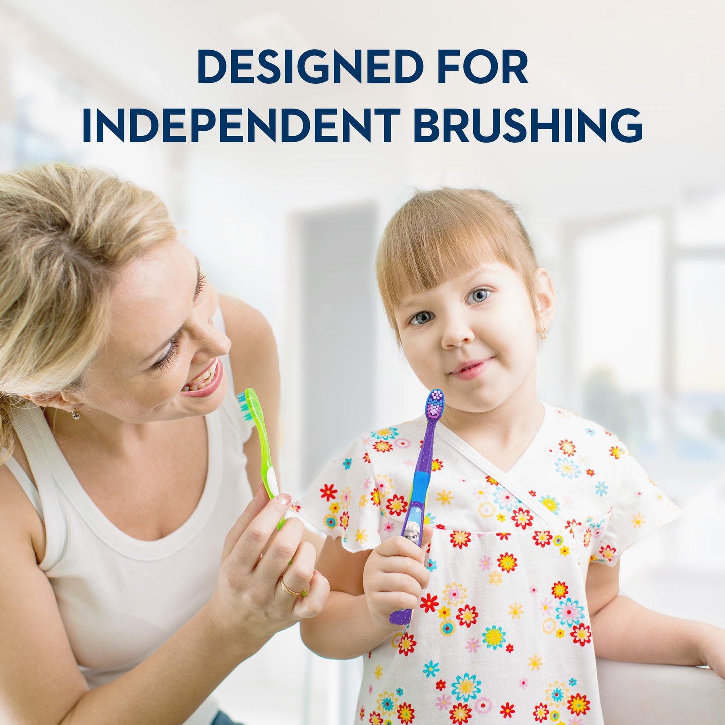 Oral-B Kid's Toothbrush featuring Disney's Frozen II, Soft Bristles for kids 3+