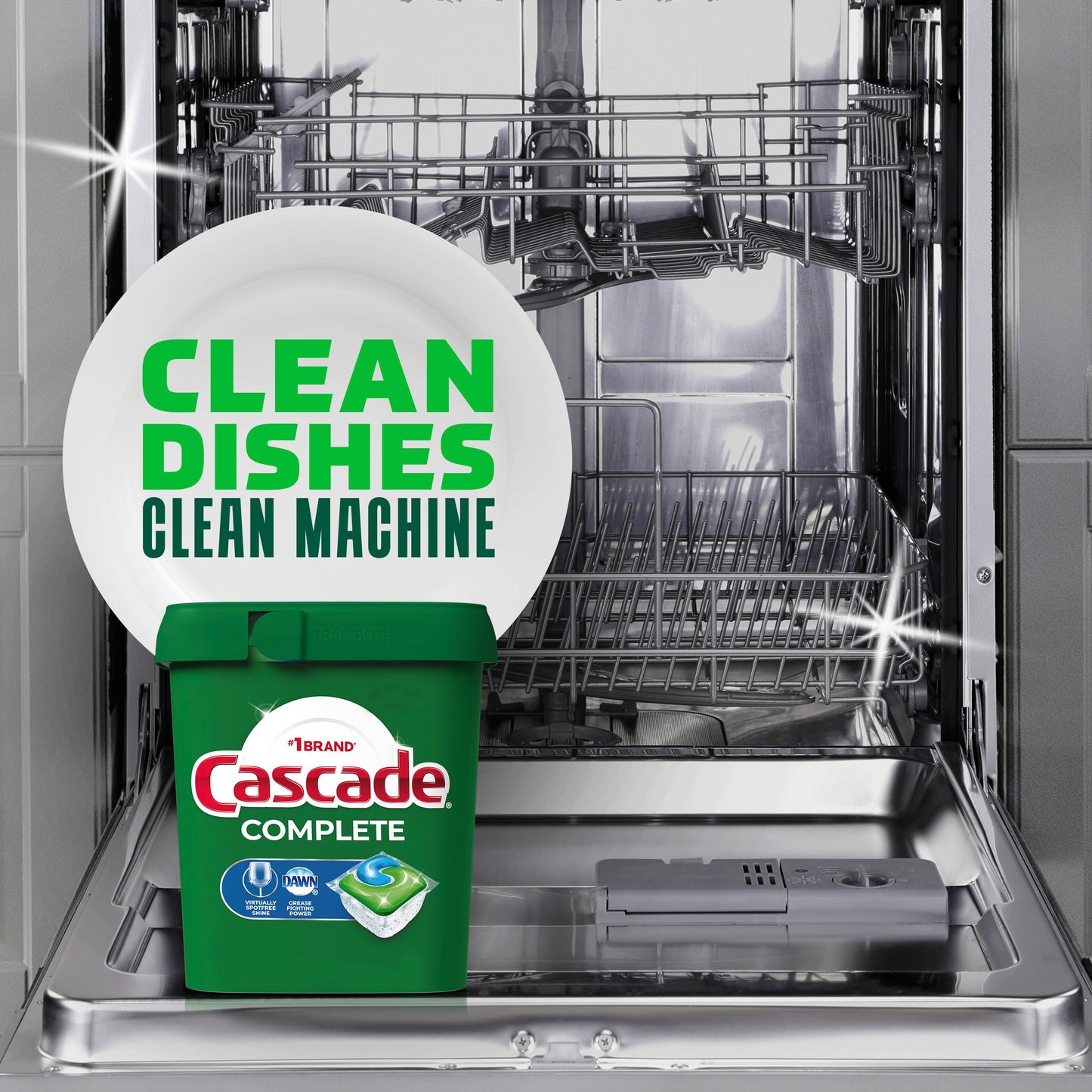 Cascade Complete Dishwasher Pods, Fresh Scent