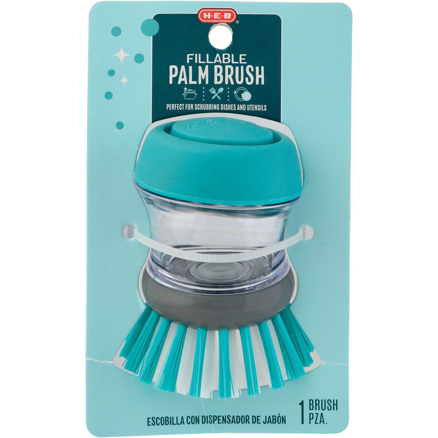 H-E-B Fillable Palm Brush
