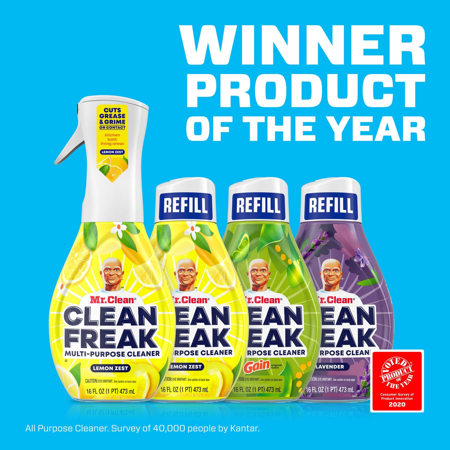 Mr. Clean Clean Freak Multi-Purpose Cleaning Spray - Lemon Zest