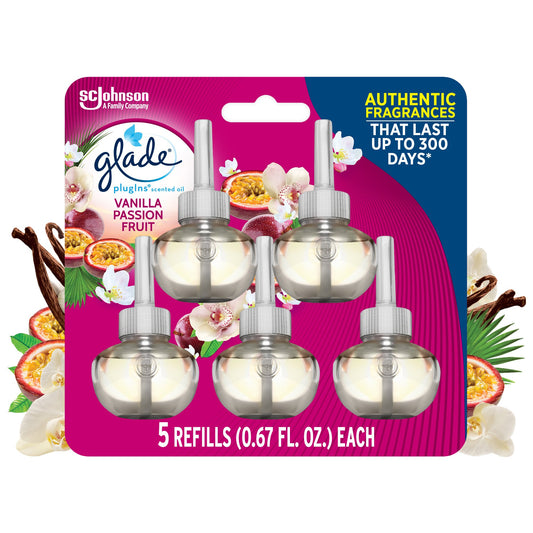 Glade PlugIns Scented Oil Air Freshener Refills - Vanilla Passion Fruit