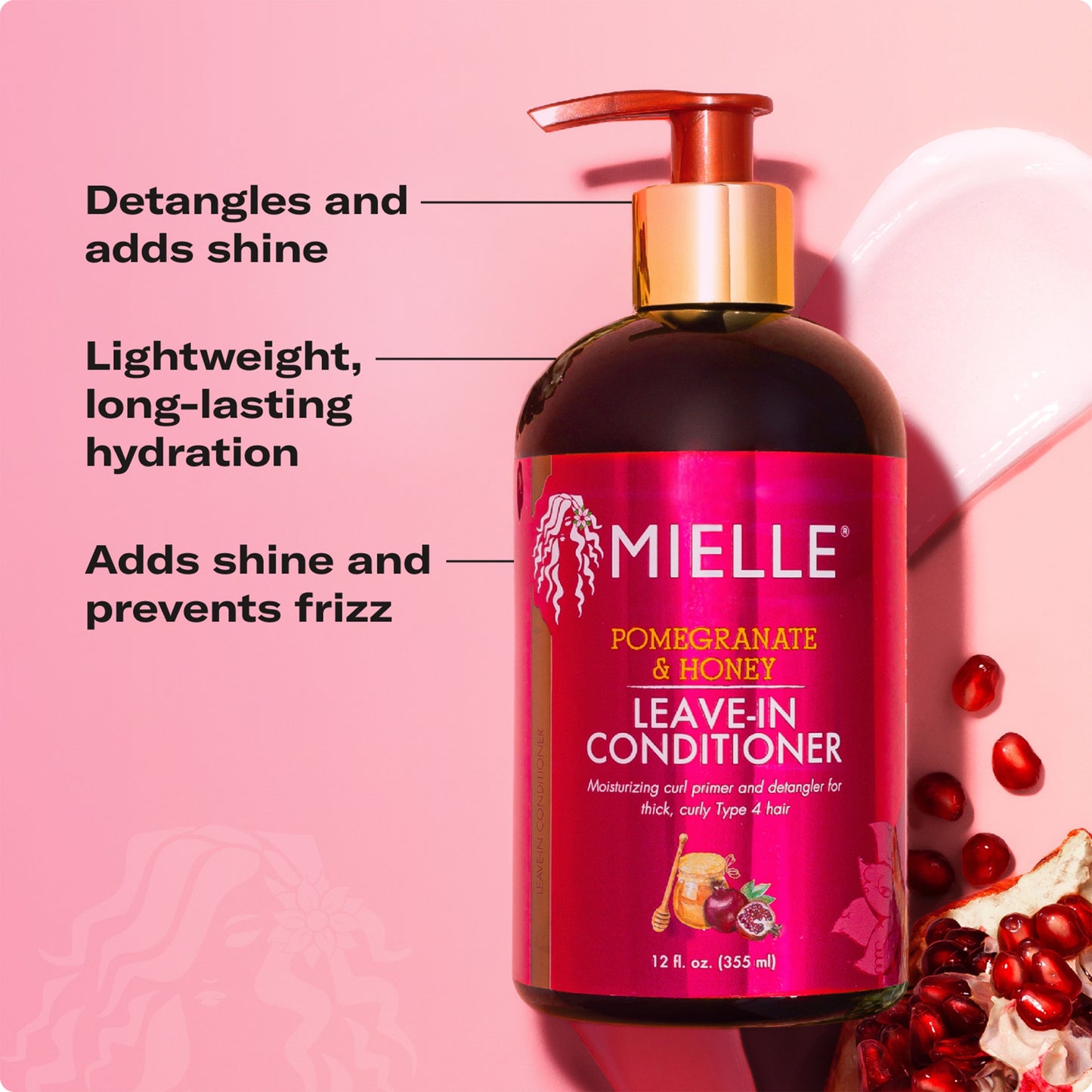 Mielle Leave-In Conditioner - Pomegranate & Honey