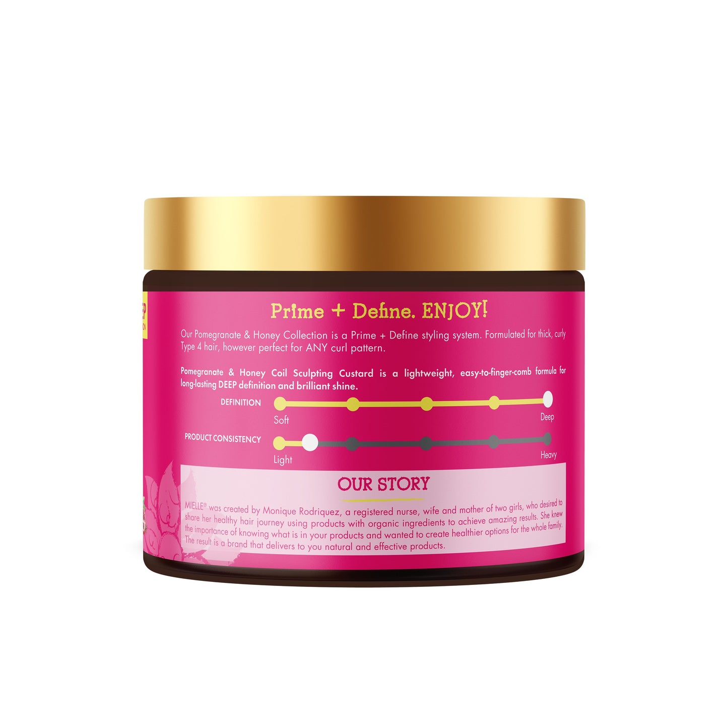 Mielle Pomegranate & Honey Coil Sculpting Custard - 12 fl. oz.