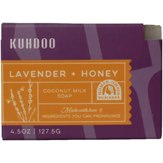 Kuhdoo Lavender & Honey Bar Soap