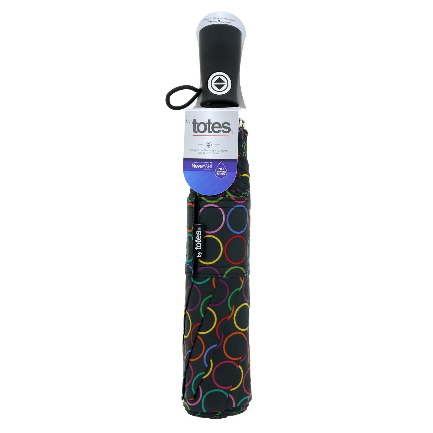 Raines Automatic Open And Close Large Folding Umbrella Assorted