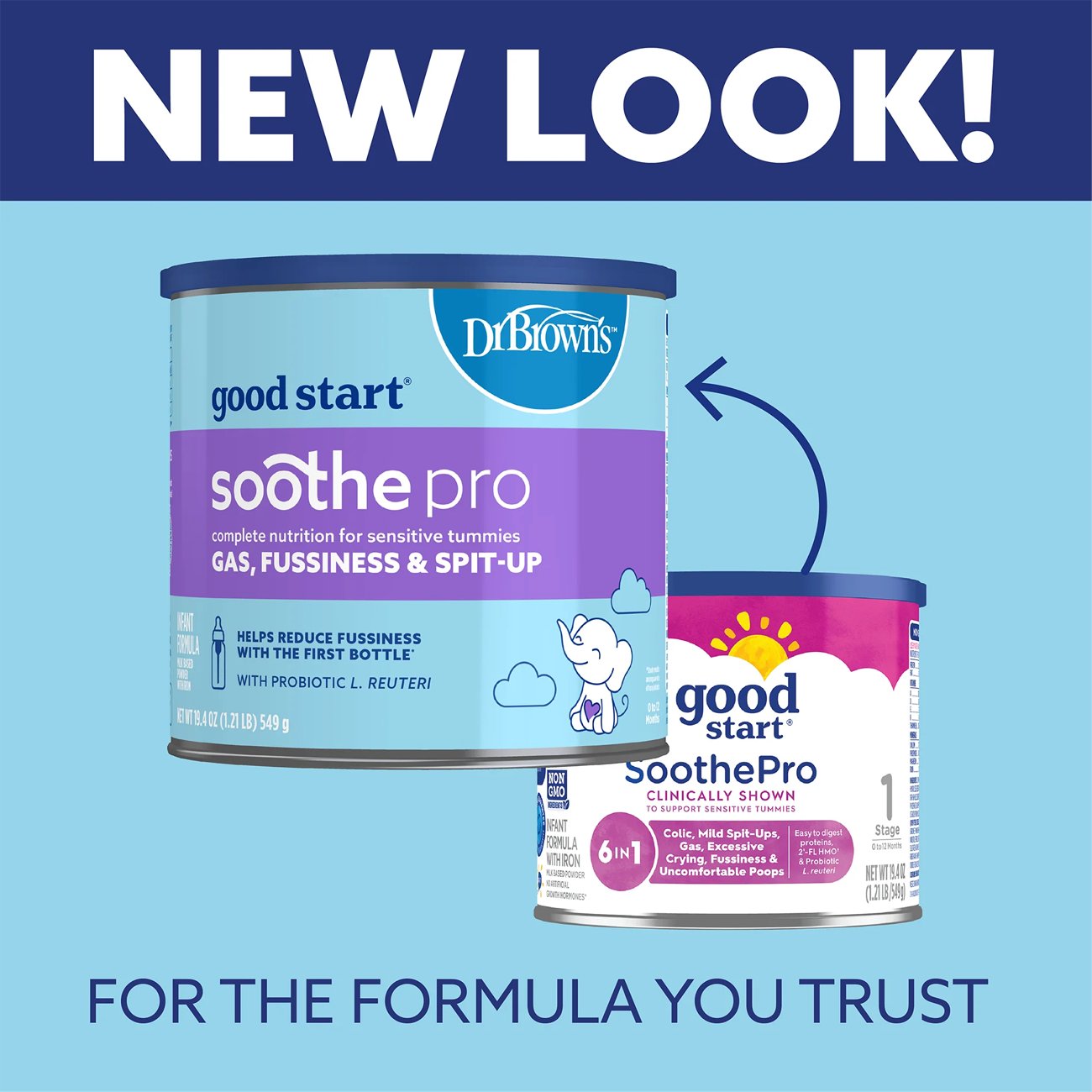 Dr. Brown's Good Start Soothe Pro Comforting Probiotics Powder Infant Formula