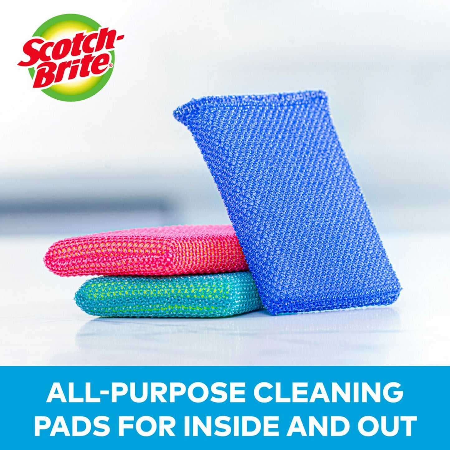 Scotch-Brite Dobie Colors All-Purpose Cleaning Pads