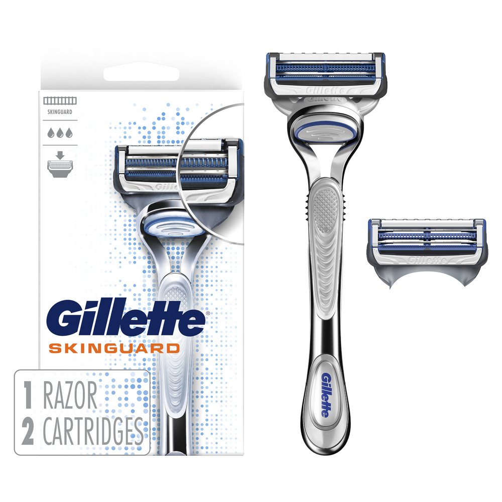 Gillette SkinGuard Razor + 2 Blade Refills