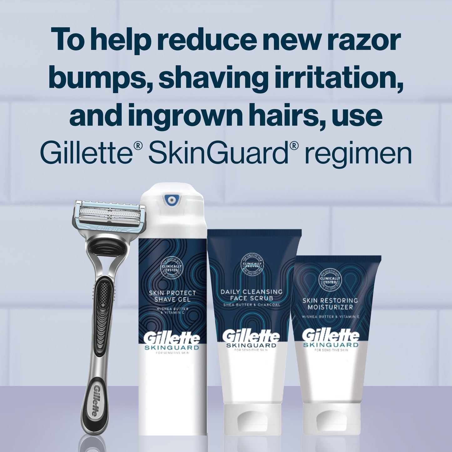 Gillette SkinGuard Razor + 2 Blade Refills