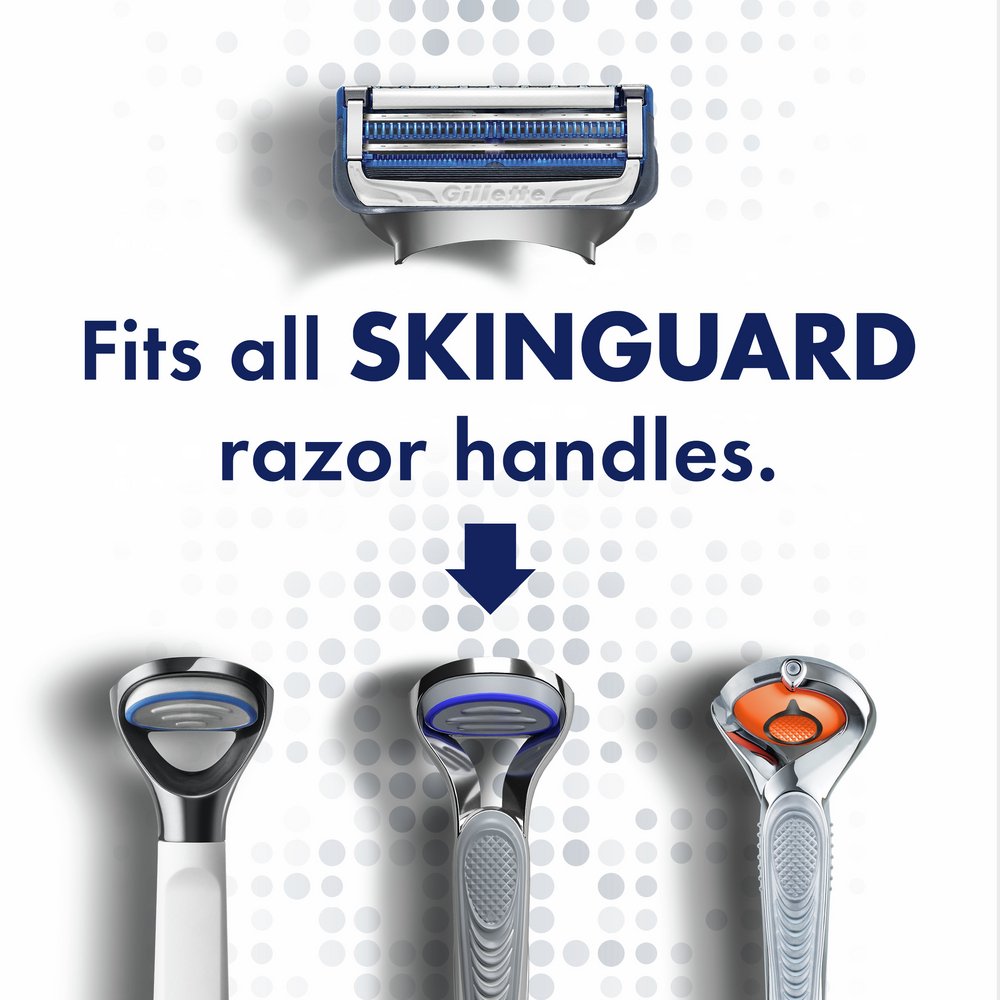 Gillette SkinGuard Razor + 2 Blade Refills