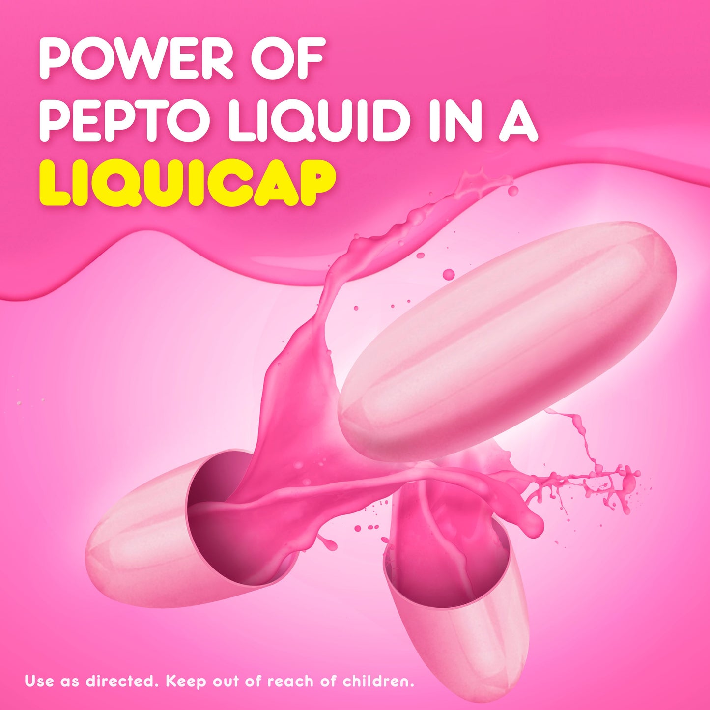 Pepto-Bismol Liquicaps, Multi-Symptom Relief of Gas, Nausea, Heartburn, Indigestion, Upset Stomach, & Diarrhea