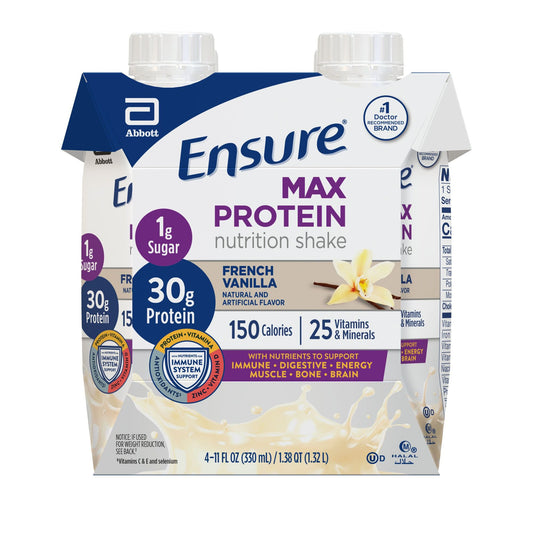 Ensure 30g Protein Nutrition Shakes 4 pk - French Vanilla