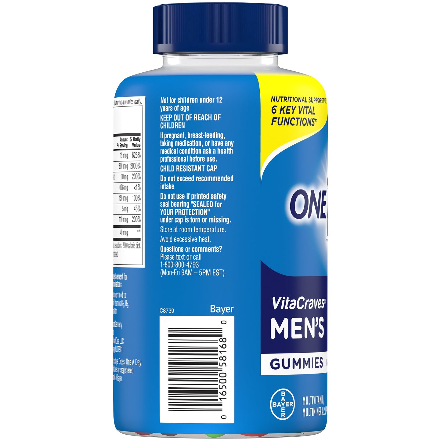 One A Day Vitacraves Mens Multi Gummies