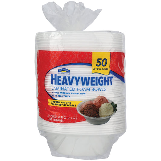 Hill Country Essentials Heavyweight Laminated Foam Bowls