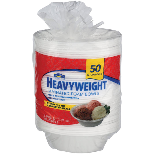 Hill Country Essentials Heavyweight Laminated Foam Bowls