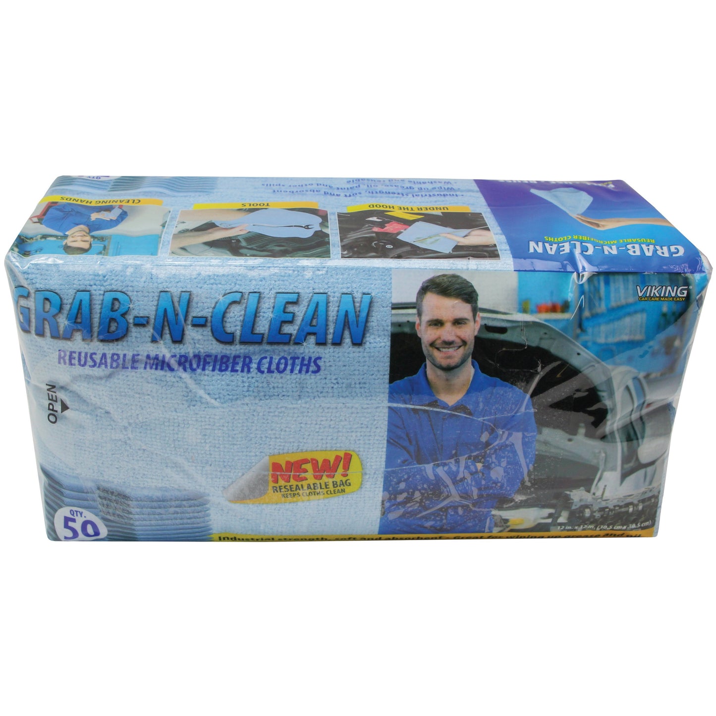 Viking Grab-N-Clean Reusable Microfiber Cloths
