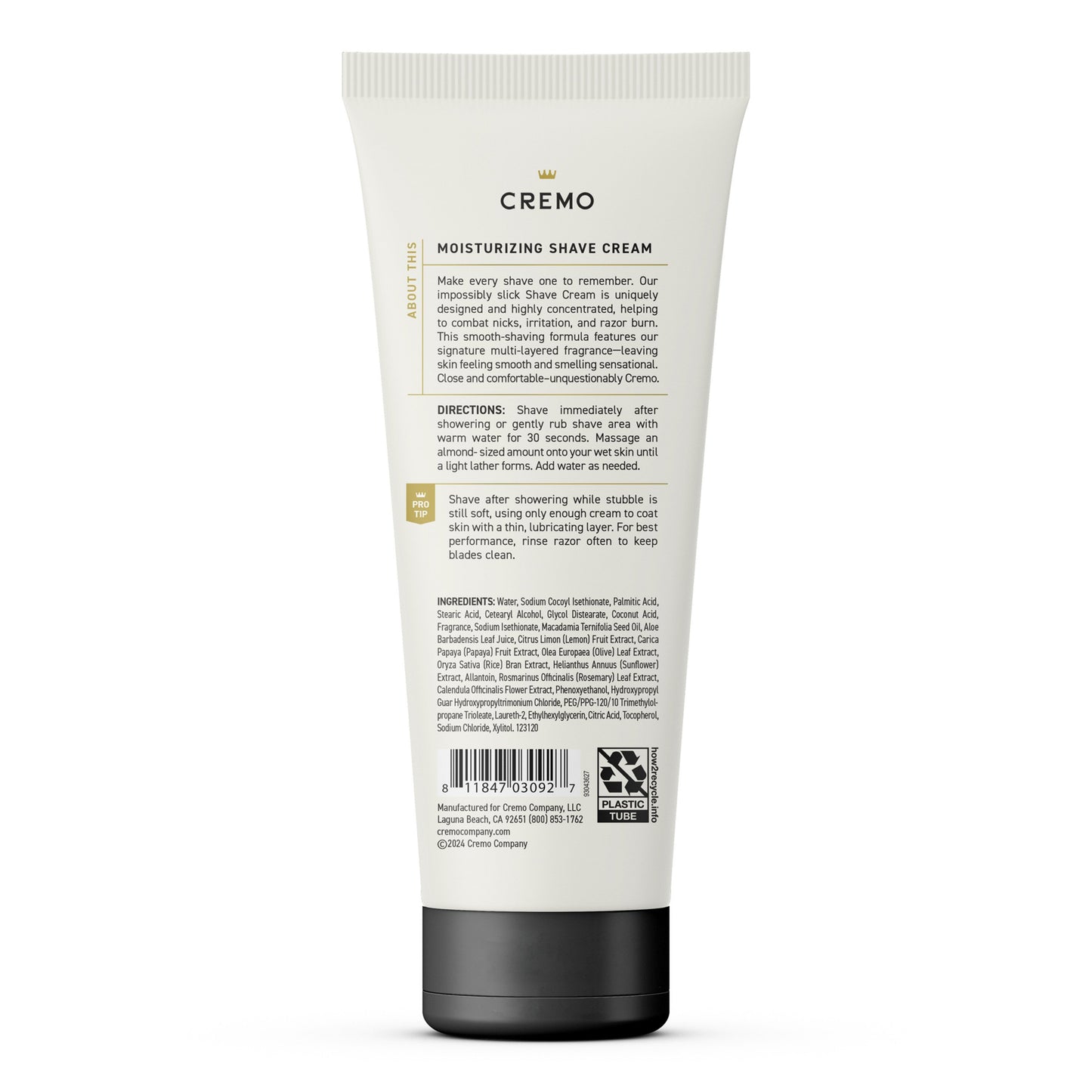 Cremo Shave Cream - Sage & Citrus