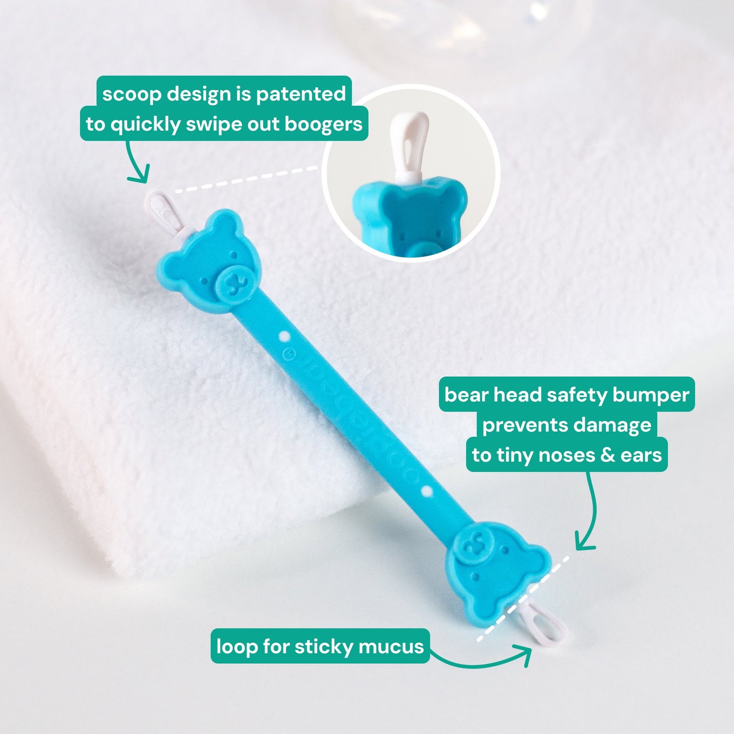 Oogiebear Baby Nose and Ear Cleaner, Booger and Ear Wax Picker