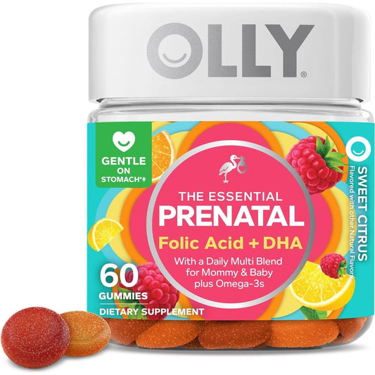 OLLY Prenatal Multivitamin Folic Acid Gummies - Citrus