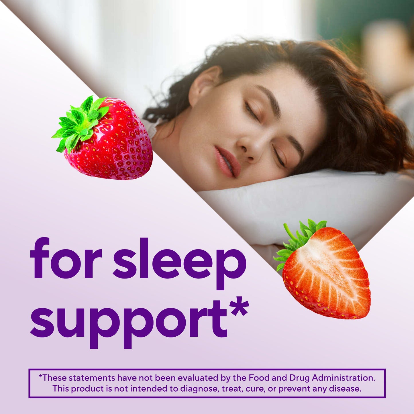 Vitafusion Max Strength Melatonin 10 mg Gummies - Strawberry