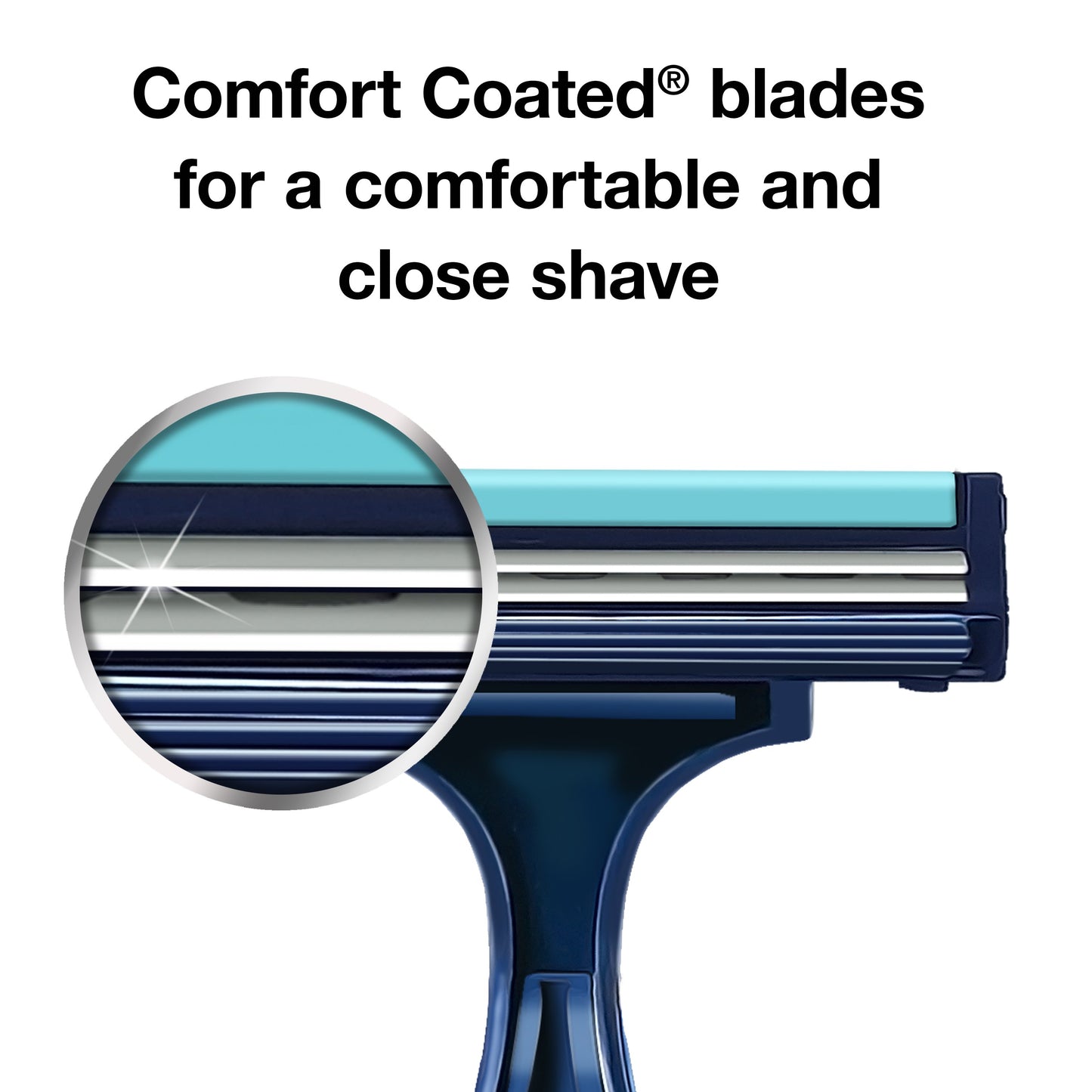 Hill Country Essentials Men's Twin Blade Pivot with Rubber Grip Disposable Handle