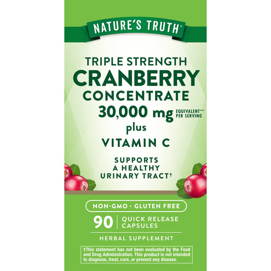 Nature's Truth Triple Strength Cranberry Concentrate Capsules