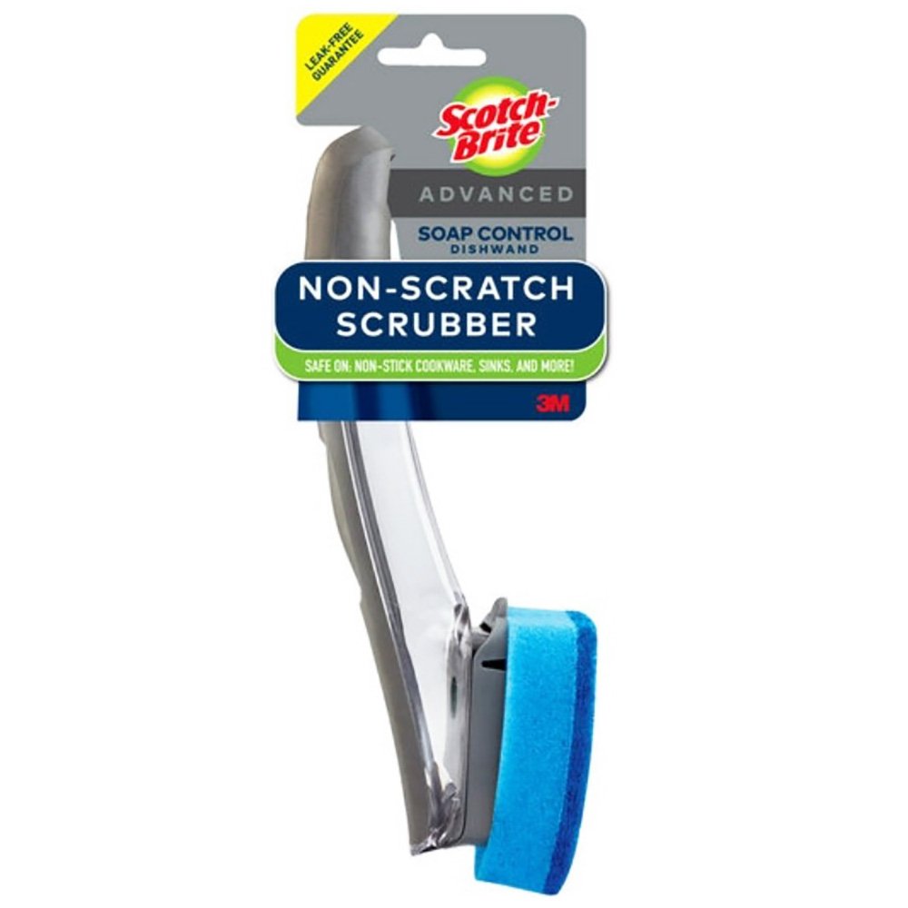 Scotch-Brite Soap Control Non-Scratch Scrubber Dishwand
