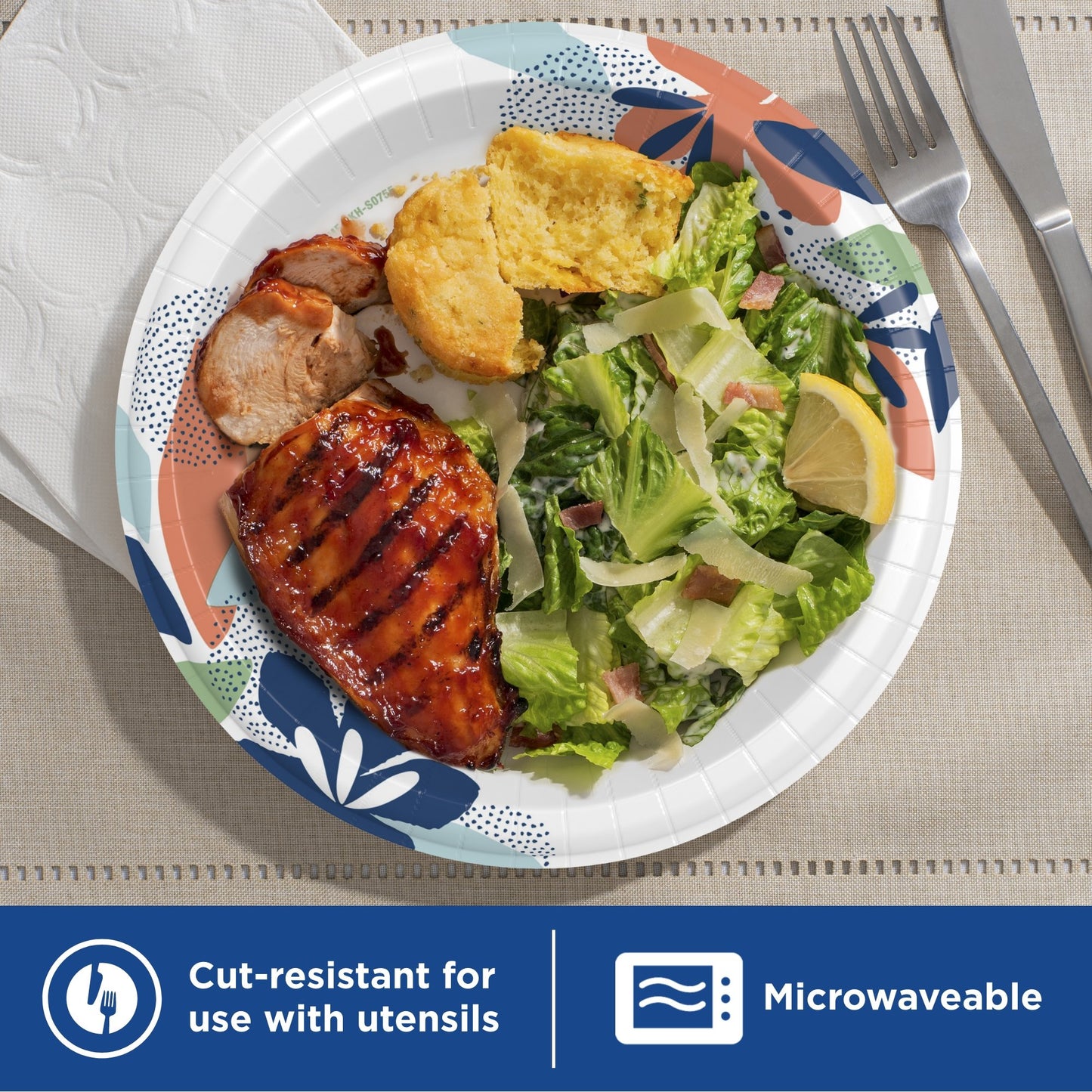 Dixie 10 in Compostable Paper Plates
