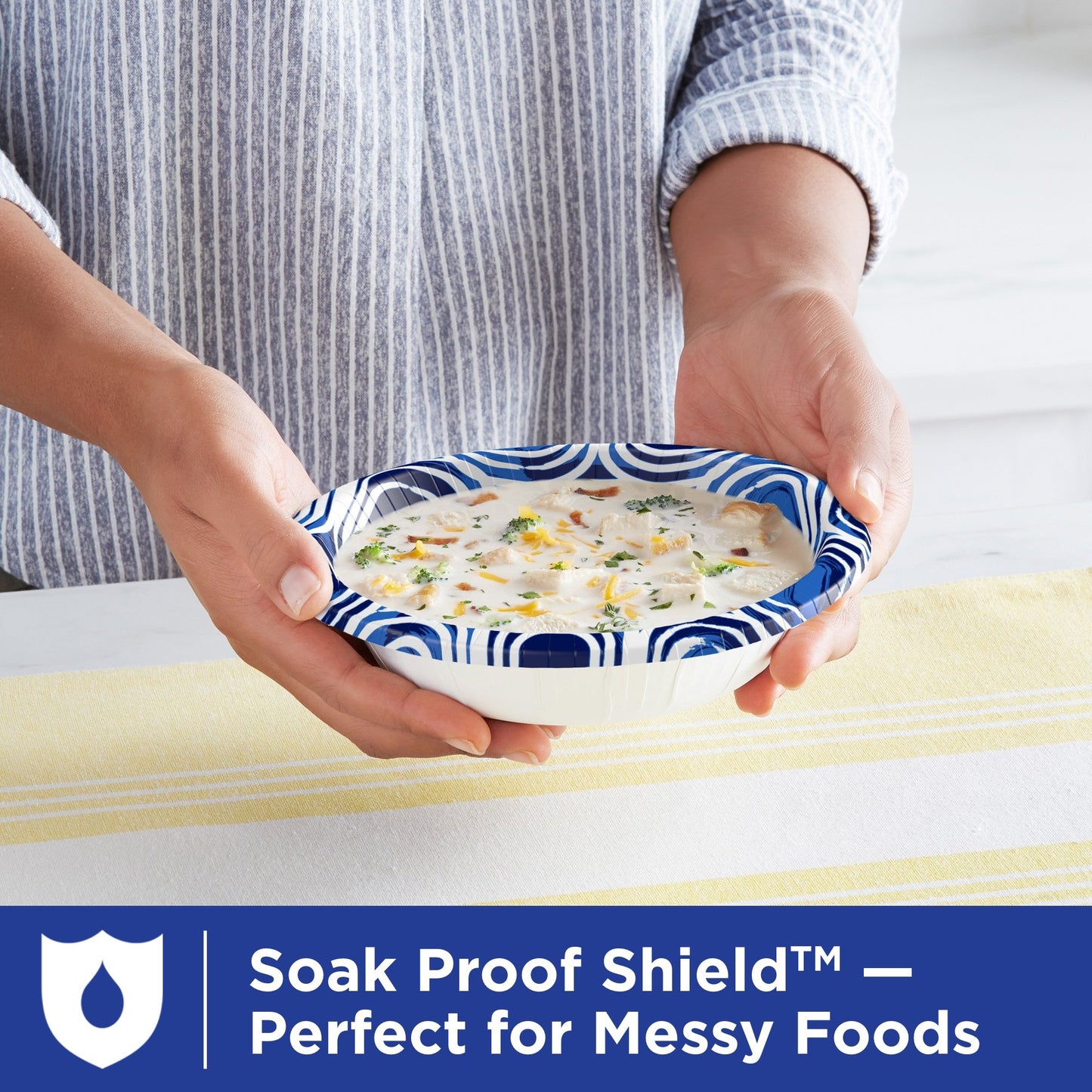 Dixie Ultra Compostable 20 oz Paper Bowls