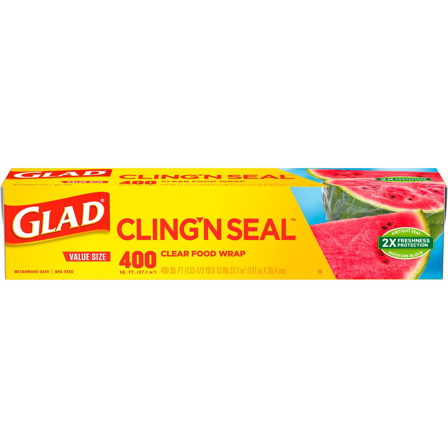 Glad Cling'N Seal Plastic Food Wrap