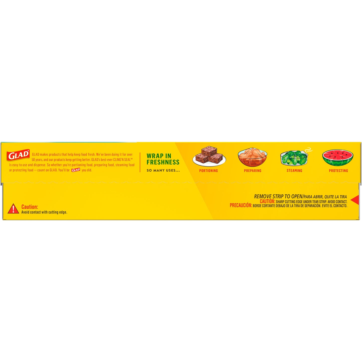 Glad Cling'N Seal Plastic Food Wrap