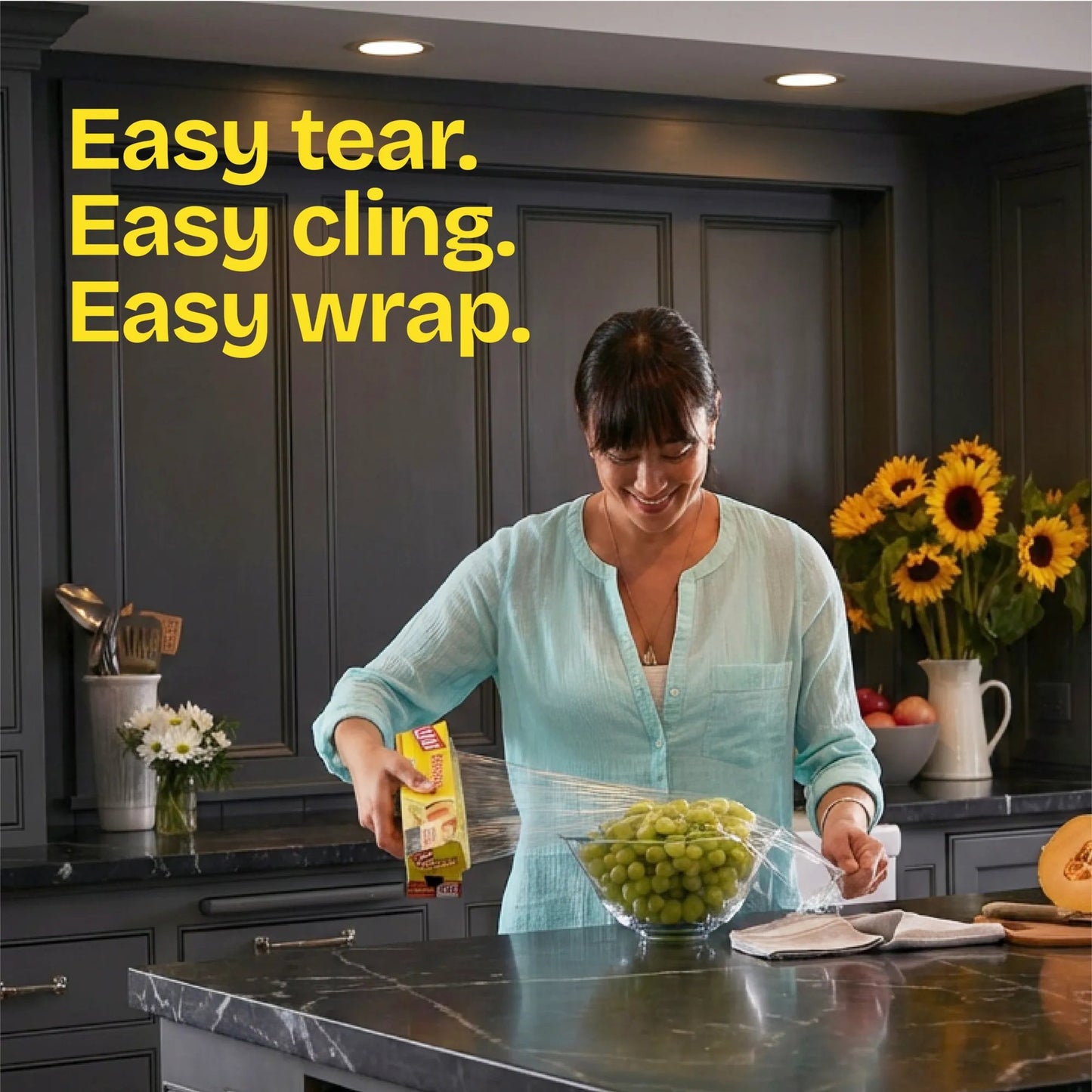 Glad Cling'N Seal Plastic Food Wrap