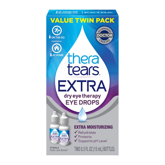 TheraTears Extra Dry Eye Drops, Twin Pack
