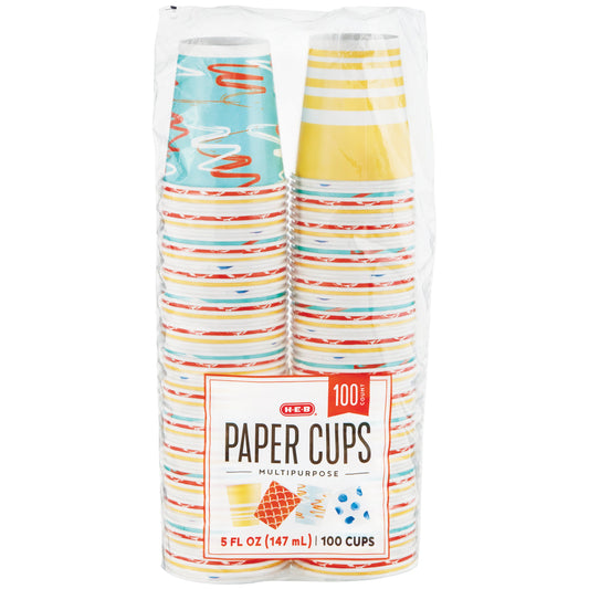 H-E-B 5 oz Multipurpose Paper Cups