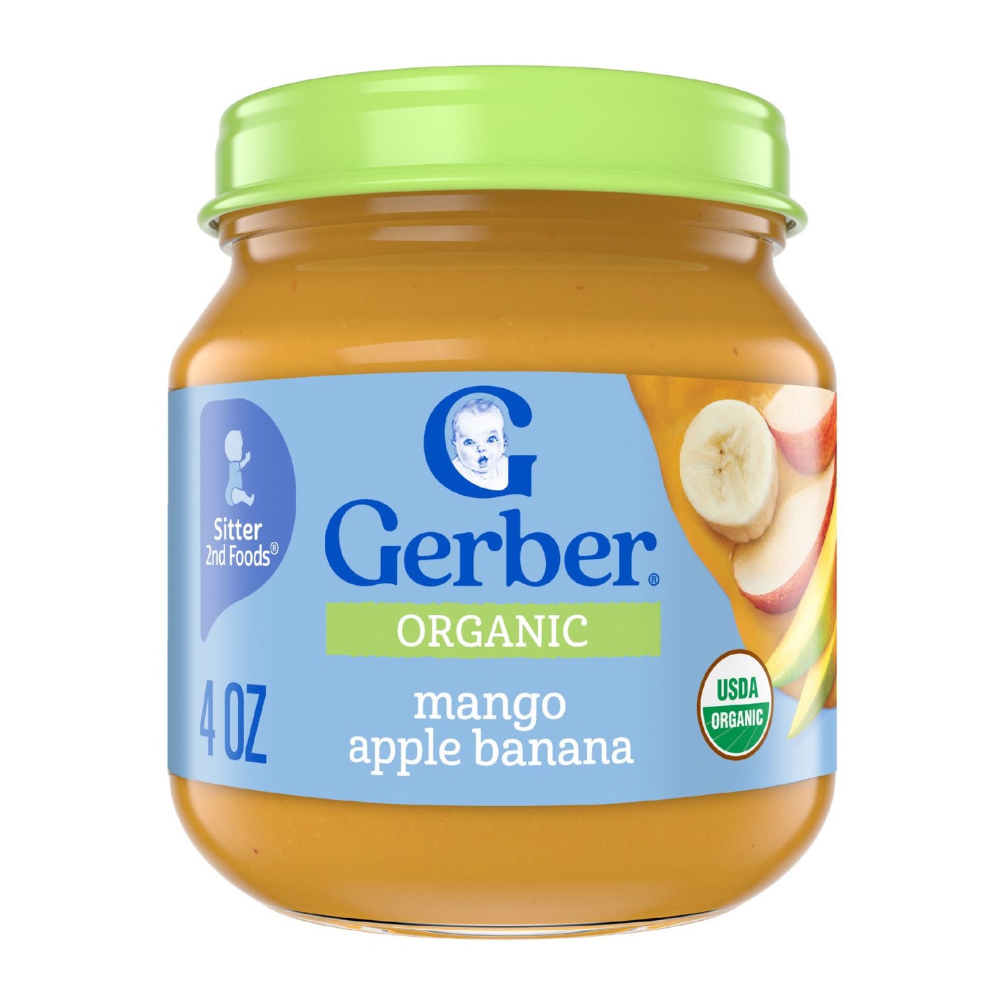 Gerber Organic for Baby Wonderfoods 2nd Foods - Mango Apple & Banana
