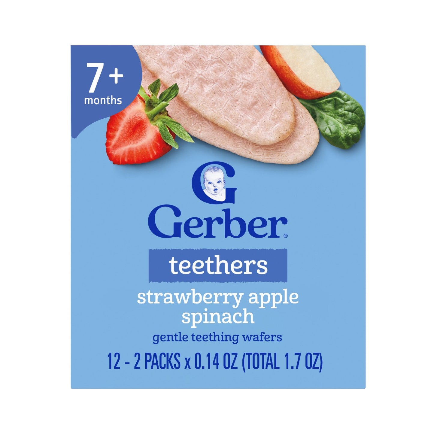 Gerber Snacks for Baby Teethers - Strawberry Apple & Spinach