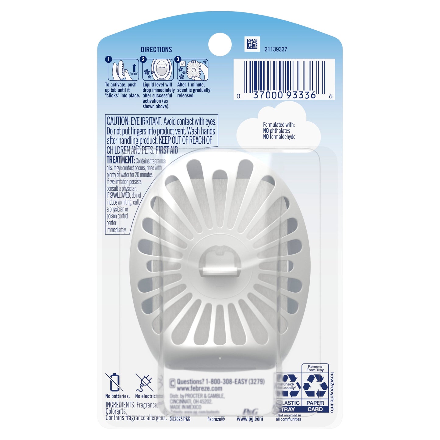 Febreze Bathroom Air Freshner - Linen & Sky