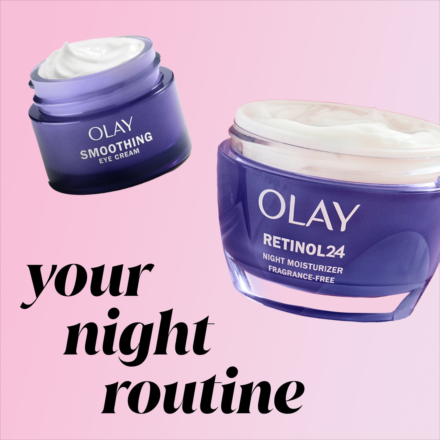 Olay SMOOTHING EYES RETINOL 24 EYE CREAM, Fragrance-Free