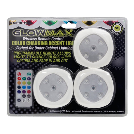 GlowMax 4SMD Touch Lamp with Wireless Remote Control