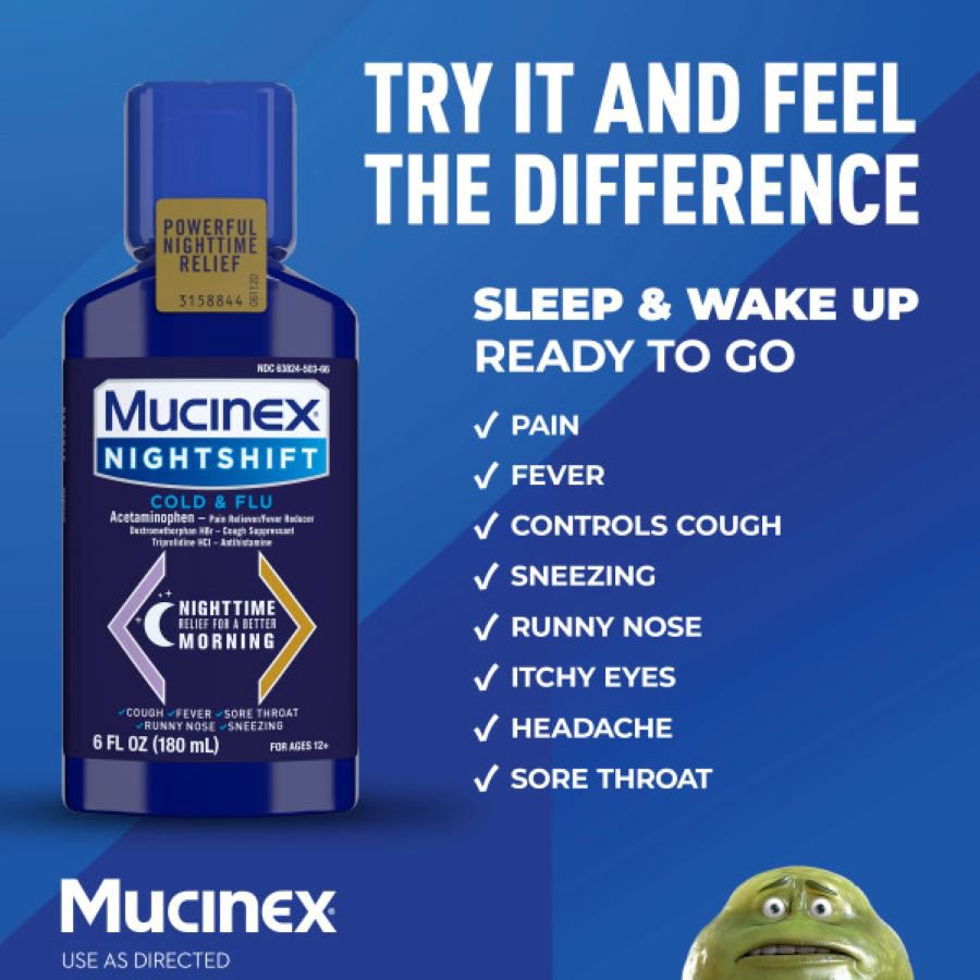 Mucinex Nightshift Cold & Flu