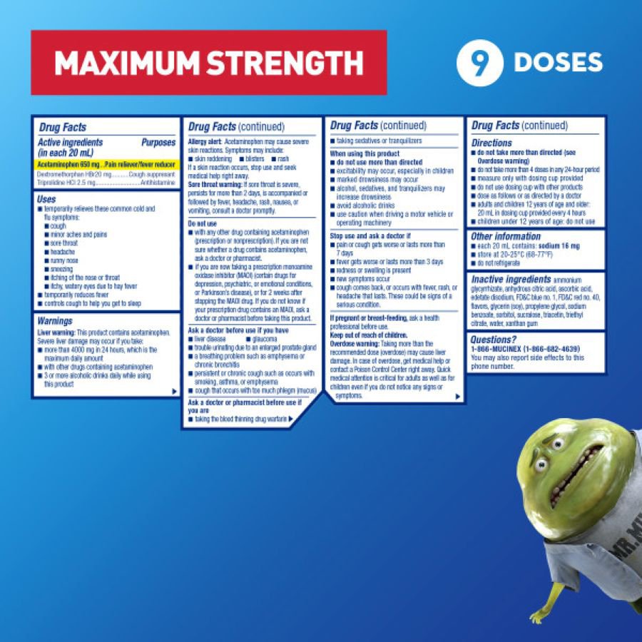 Mucinex Nightshift Cold & Flu