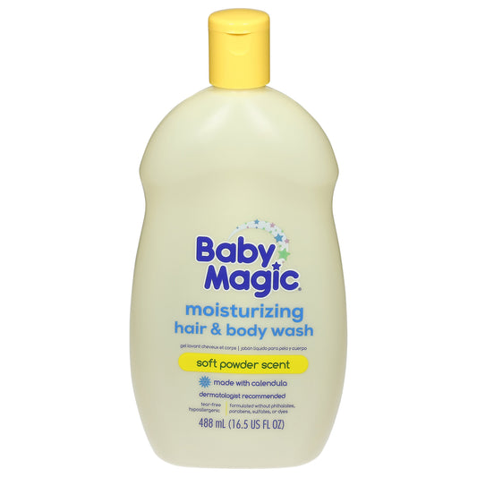 Baby Magic 2 in 1 Hair & Body Wash - Soft Powder Scent